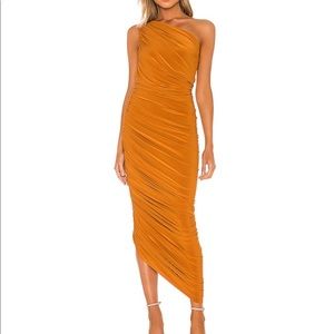 Norma Kamali Copper Dress